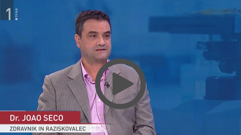 Odmevi, 11.11.2025 Embedded video of Prof. Dr. DABR. Joao Seco in Odmevi on the national television