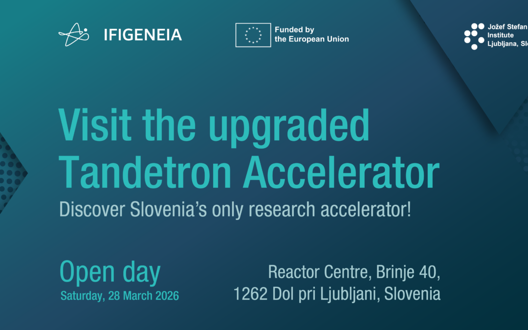 Open day at Jožef Stefan Institute will showcase new capabilities of the TANDETRON accelerator, 28 March 2026