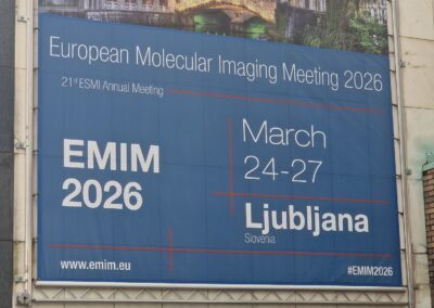 EMIM 2026 banner displayed at Cankarjev dom in Ljubljana