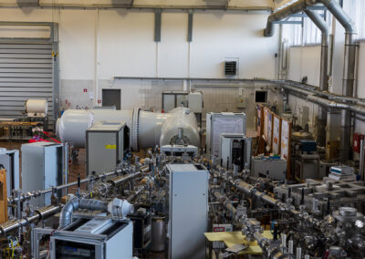 Laboratory equipment and accelerator systems at Jožef Stefan Institute during Open Day (photo: Marjan Verč, 2026)