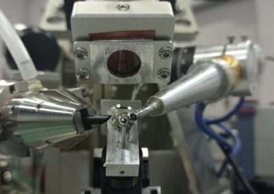 Setup at NCSR Demokritos accelerator facility