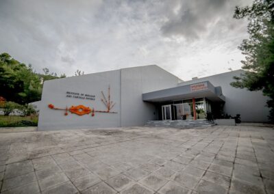 NCSR Demokritos research facility building in Greece