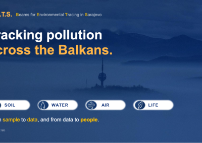 BETS concept for tracking environmental pollution across the Balkans using particle accelerator technologies